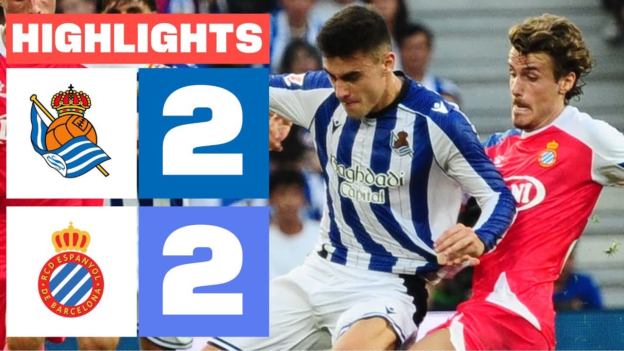 #ไฮไลท์ฟุตบอล [ เรอัล โซเซียดาด 2 - 2 เอสปันญ่อล ] ลาลีก้า สเปน 2025/25.8.68