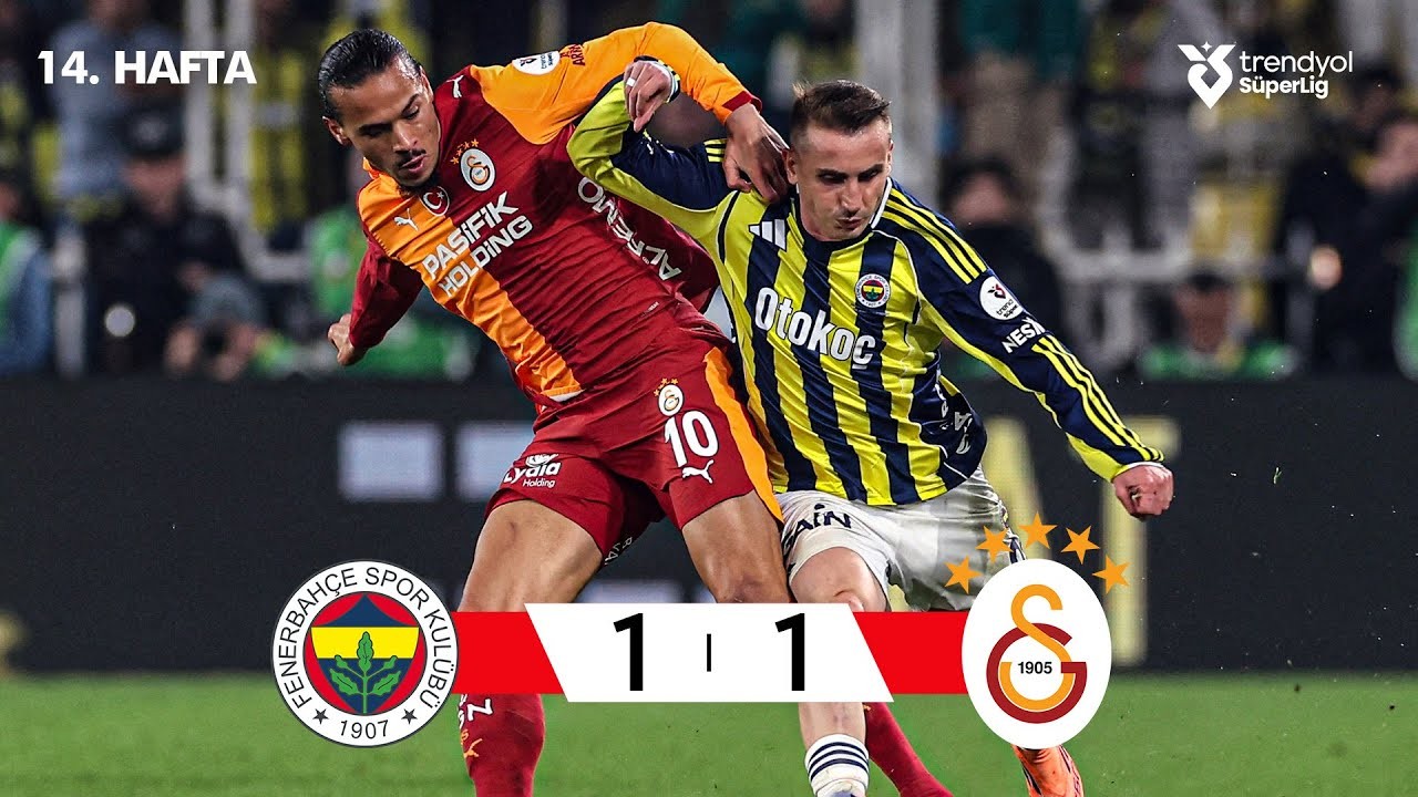 #ไฮไลท์ฟุตบอล [ เฟเนร์บาห์เช่ 1 - 1 กาลาตาซาราย ] ตุรกี ซุปเปอร์ลีก 2025/2.12.68